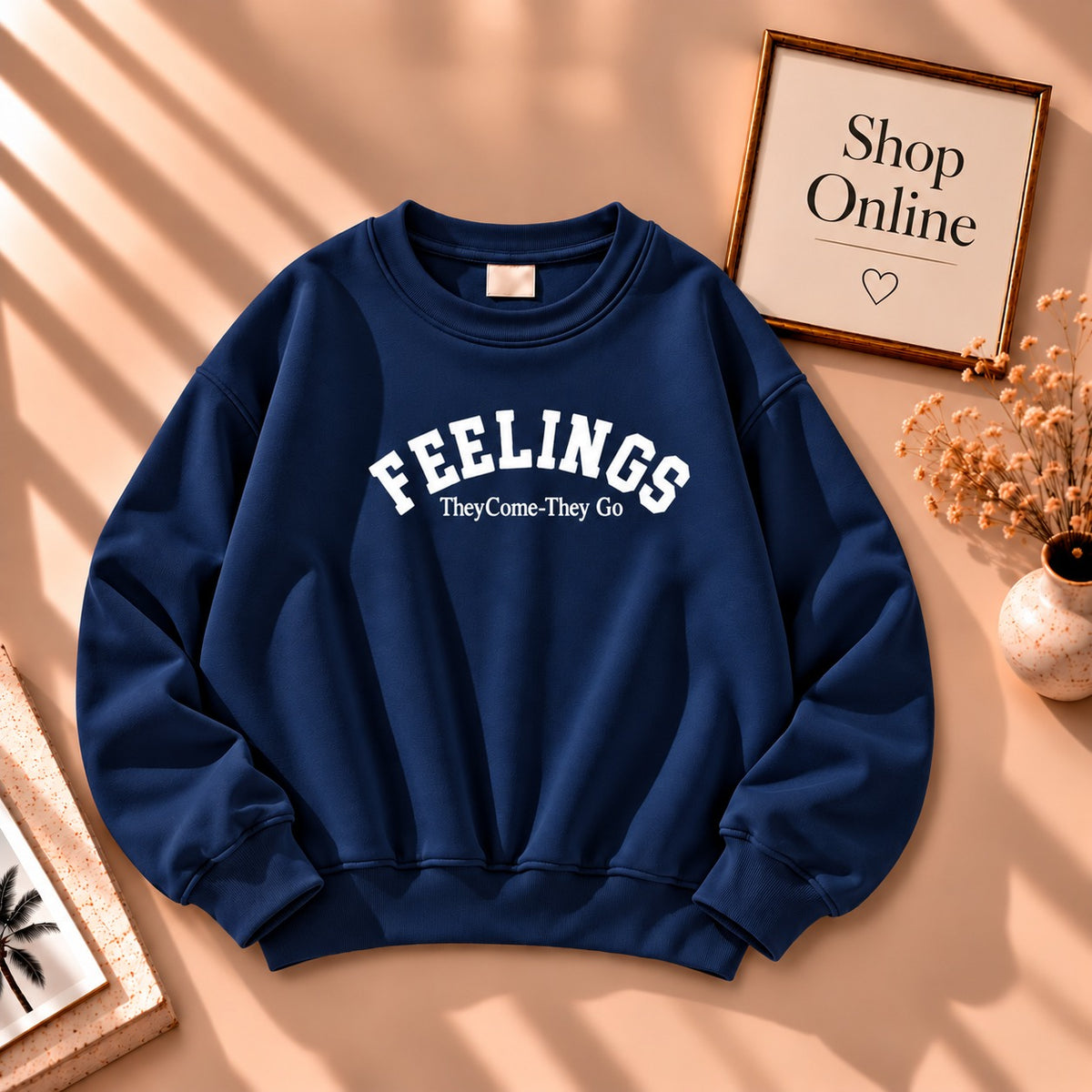 Feeling Sweatshirt In Navy Blue