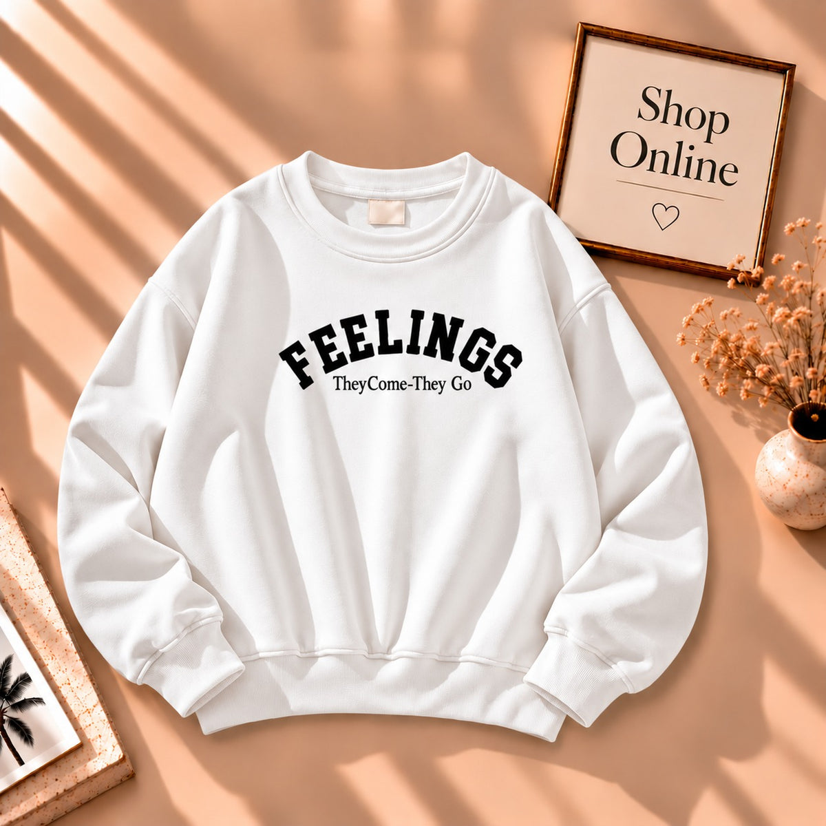 Feeling Sweatshirt In White