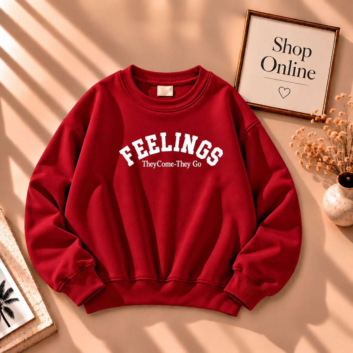 Feeling Sweatshirt In Red