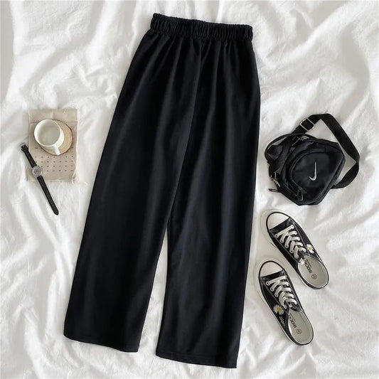 BASIC  BLACK FLAPPER TROUSER