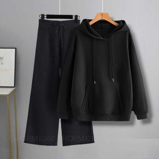 BLACK ZIPPER-BLACK HOODIE