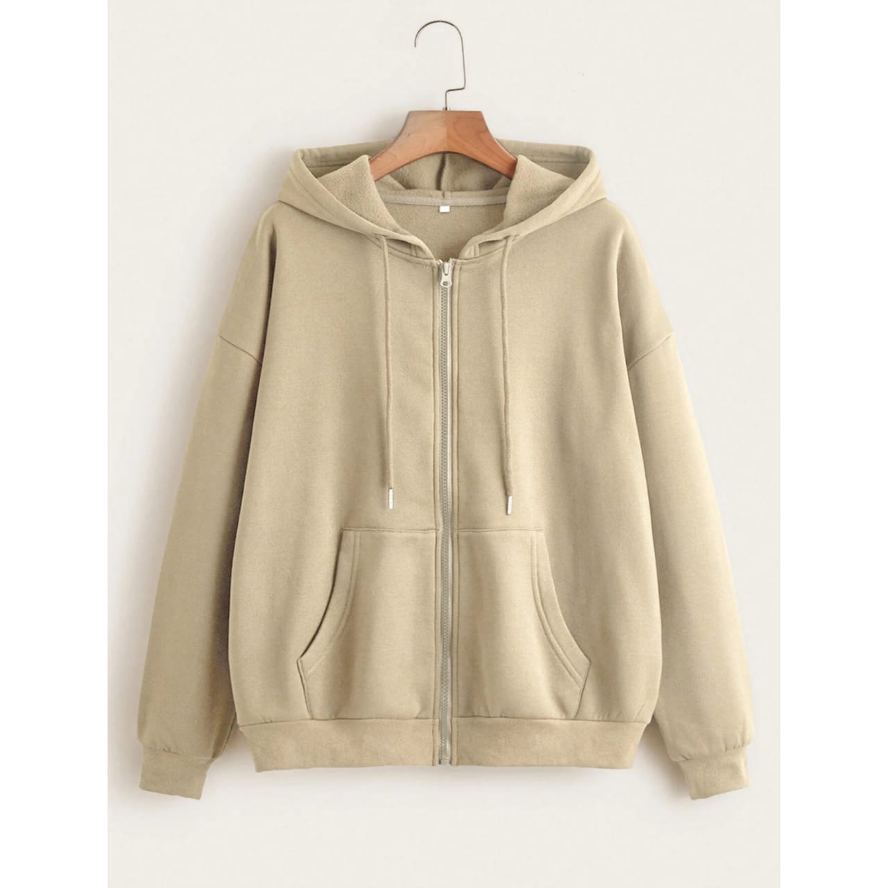 Basic Beige Zipper