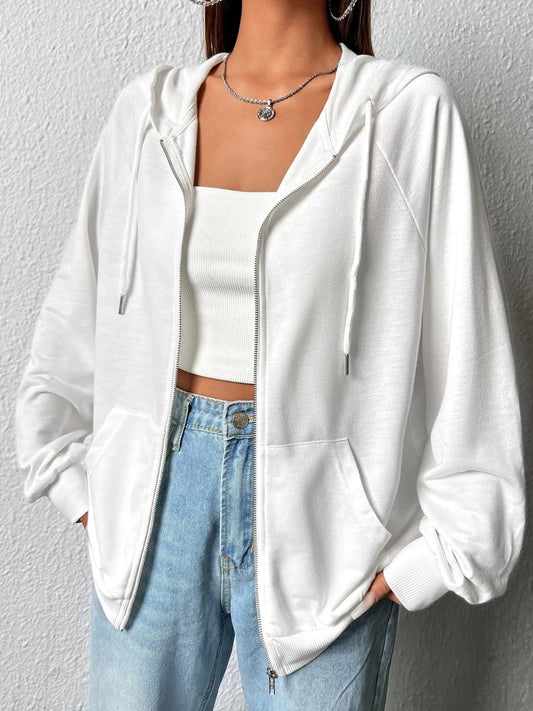 WHITE ZIPPER-WHITE INNER