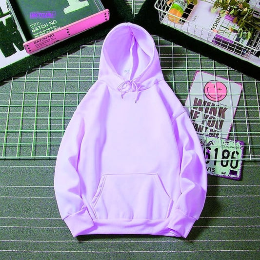 PLAIN LILAC HOODIE