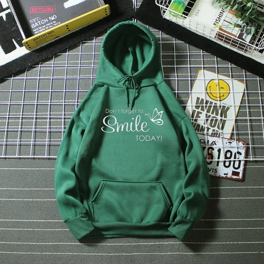 BGREEN HOODIE DONT FORGET TO SMILE