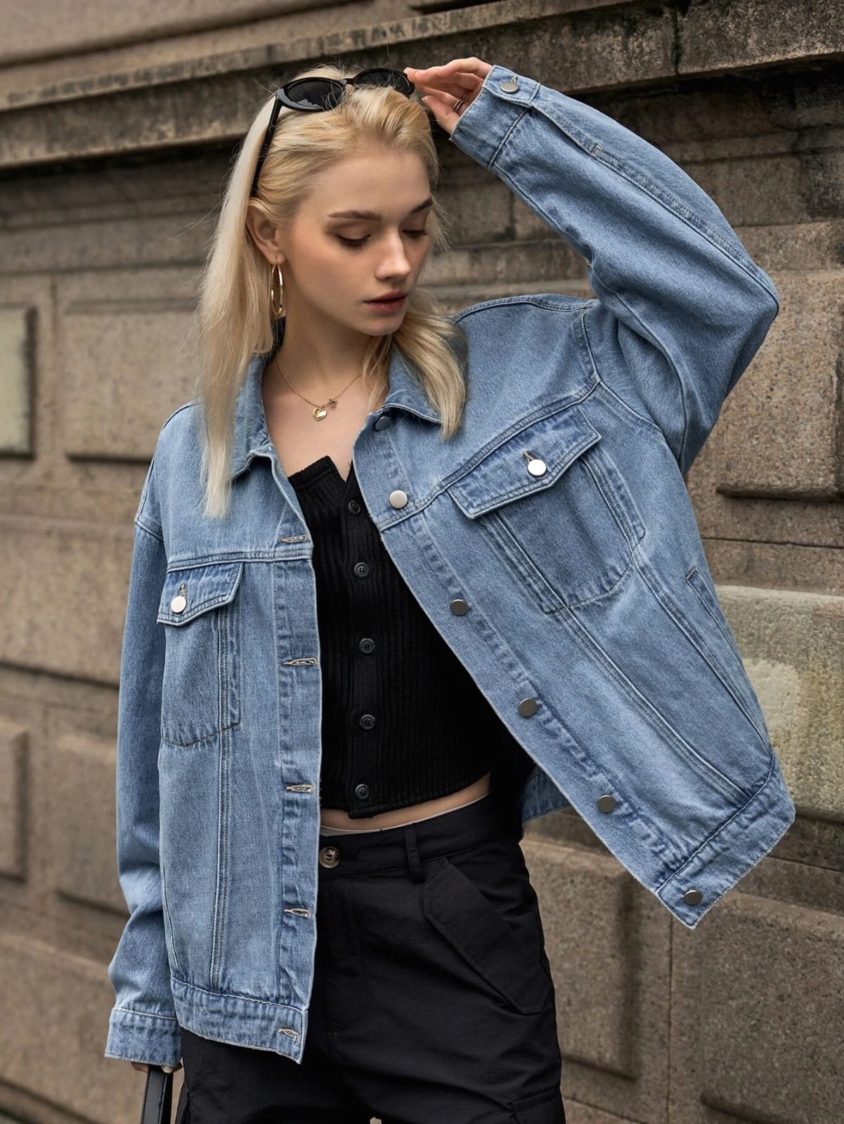 SKY BLUE DENIM JACKET